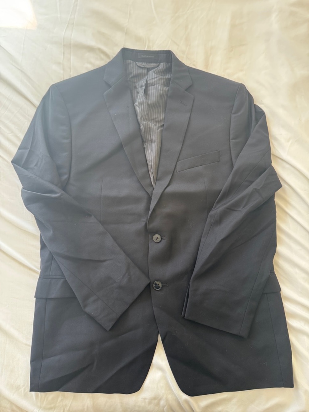 Calvin Klein Wool Blazer 44R Black